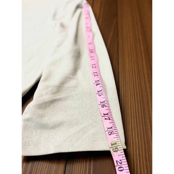 Dia & Co 3X Green V-Neck Soft Tunic Bell 3/4 Sleeves Double Fold Front Fall Chic - Picture 6 of 8